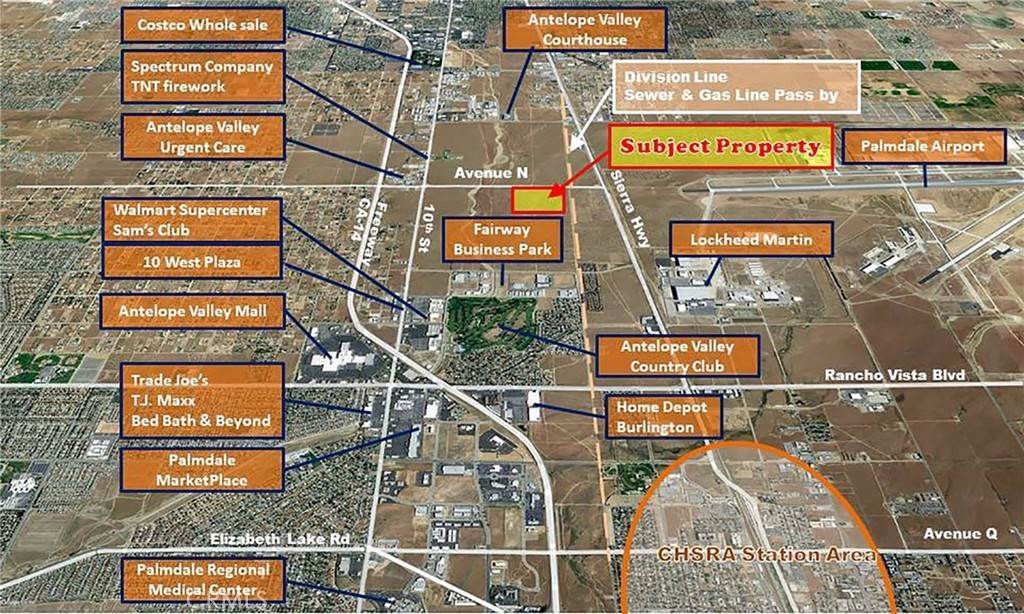 Commercial for Sale at Vac/Ave N/Vic 10th Stw Palmdale, California 93550 United States