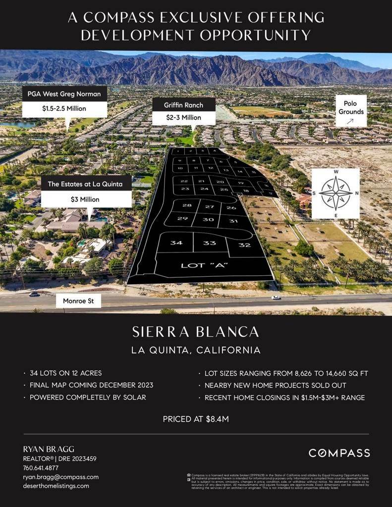 Land for Sale at 54721 Monroe St Street La Quinta, California 92253 United States