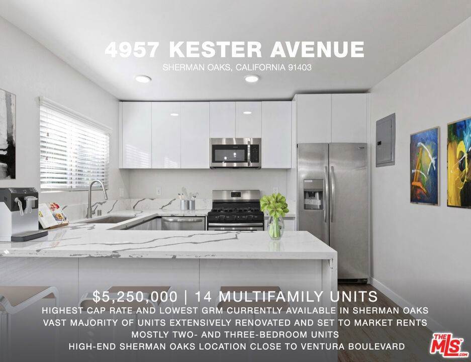 Residential Income for Sale at 4957 Kester Avenue Sherman Oaks, California 91403 United States